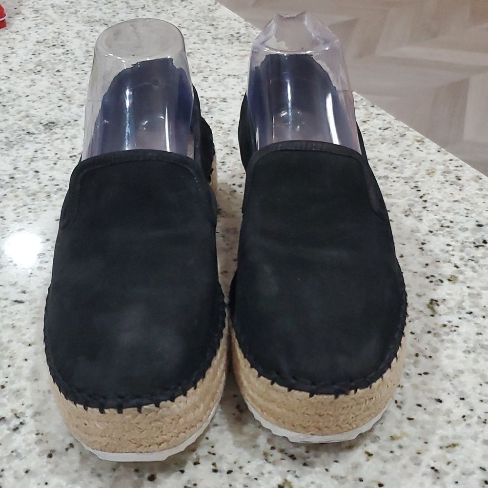 Gianni Bini Sabble Black Suede Espadrille , Women's US 9 - Picture 2 of 7